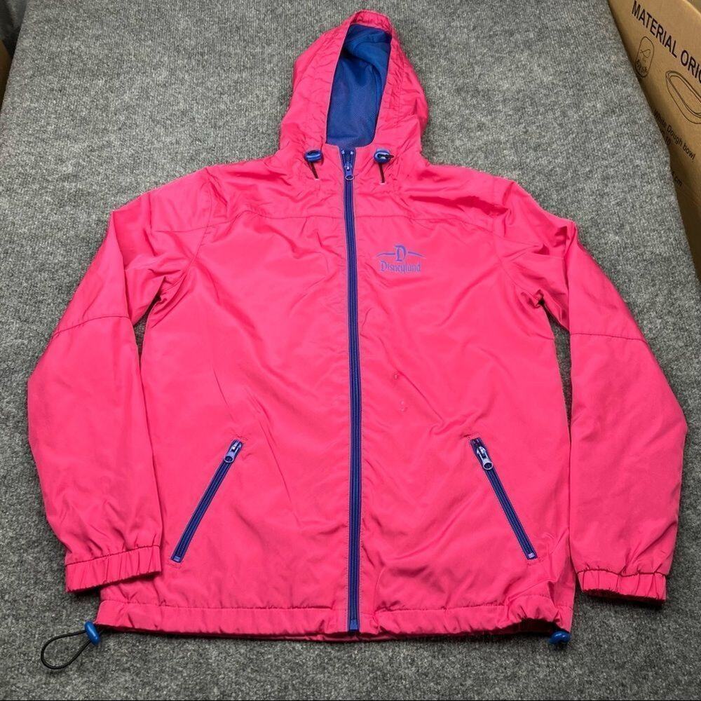 Disney resort Parks wind breaker Womens pink XS Full Zip